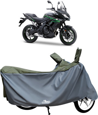 XAFO Two Wheeler Cover for Kawasaki(Versys 650, Green)