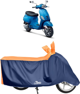 XAFO Waterproof Two Wheeler Cover for Vespa(SXL 125 BS6, Orange)
