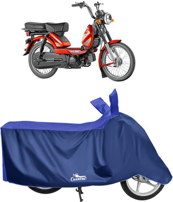 DROHAR Waterproof Two Wheeler Cover for TVS(Heavy Duty, Blue)