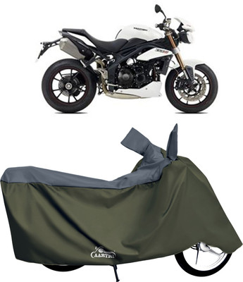 XAFO Two Wheeler Cover for Triumph(Speed Triple BS6, Grey)