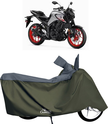 DROHAR Waterproof Two Wheeler Cover for Yamaha(MT 15 New BS6, Grey)