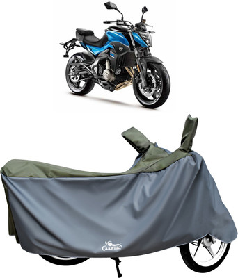 DROHAR Waterproof Two Wheeler Cover for CFMoto(650 NK, Green)