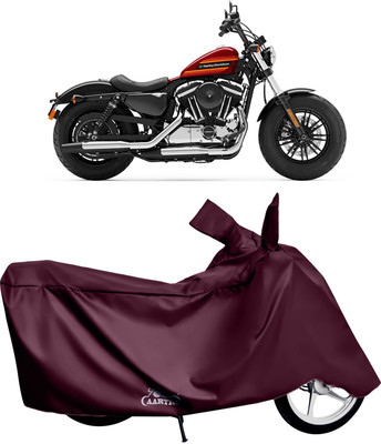 XAFO Waterproof Two Wheeler Cover for Harley Davidson(Forty Two, Red)