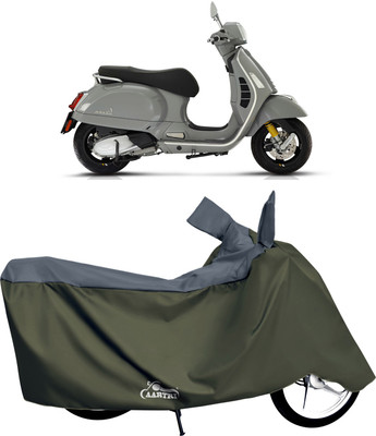 XAFO Two Wheeler Cover for Vespa(GTS Super 125 BS6, Grey)