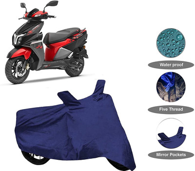 KEDIT Two Wheeler Cover for TVS(Blue)