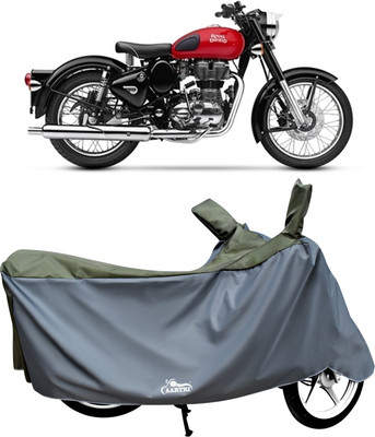 XAFO Two Wheeler Cover for Royal Enfield(Green)