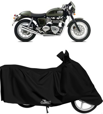 XAFO Two Wheeler Cover for Triumph(Thruxton 1200 R, Black)
