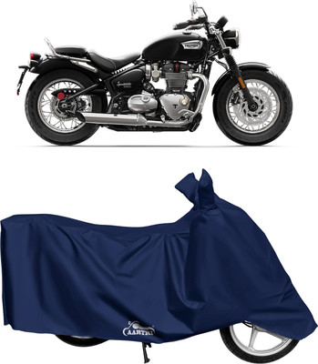 DROHAR Waterproof Two Wheeler Cover for Triumph(Bonneville T120 Black BS6, Blue)