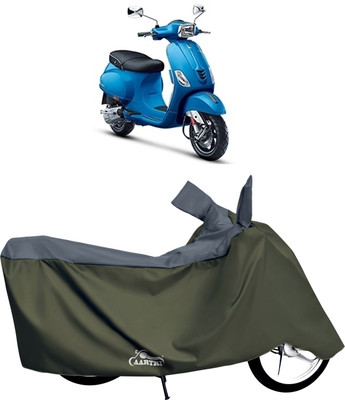 DROHAR Waterproof Two Wheeler Cover for Vespa(SXL 125 BS6, Grey)