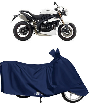 DROHAR Waterproof Two Wheeler Cover for Triumph(Speed Triple BS6, Blue)
