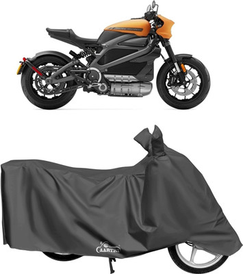 DROHAR Waterproof Two Wheeler Cover for Harley Davidson(Grey)