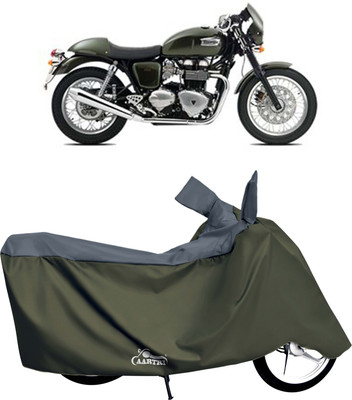XAFO Two Wheeler Cover for Triumph(Thruxton 1200 R, Grey)