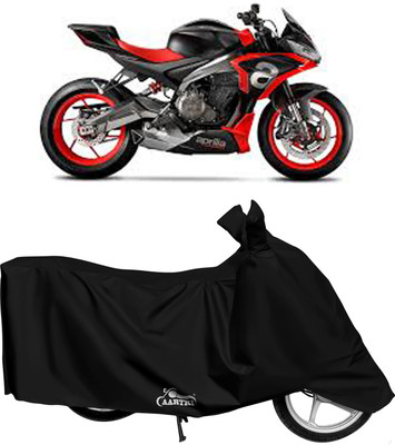 DROHAR Waterproof Two Wheeler Cover for Aprilia(Tuono 150, Black)