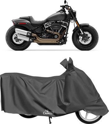 XAFO Waterproof Two Wheeler Cover for Harley Davidson(Fat Boy, Grey)