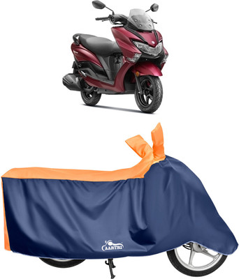 XAFO Waterproof Two Wheeler Cover for Suzuki(Burgman Street, Orange)