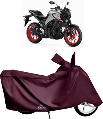 DROHAR Waterproof Two Wheeler Cover for Yamaha(MT 15 New BS6, Red)