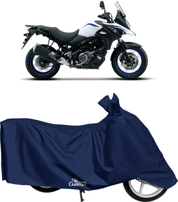 XAFO Waterproof Two Wheeler Cover for Suzuki(V Strom 650, Blue)