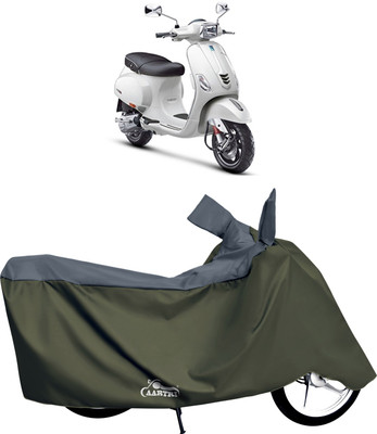 DROHAR Waterproof Two Wheeler Cover for Vespa(SXL 125 BS6, Grey)