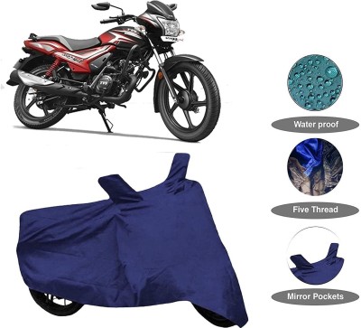 KEDIT Two Wheeler Cover for TVS(Star City Plus BS6, Blue)