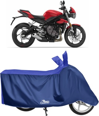 VITSOA Waterproof Two Wheeler Cover for Triumph(Street Triple RS, Blue)