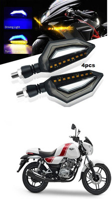 PECUNIA Front, Rear LED Indicator Light for Universal For Bike Universal For Bike(Multicolor)
