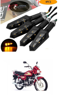 PECUNIA Front, Rear LED Indicator Light for Hero Splendor(Yellow)