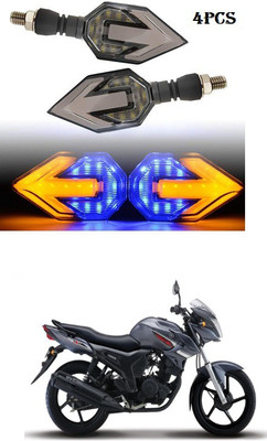 PECUNIA Front, Rear LED Indicator Light for Yamaha SZ-S(White, Amber)