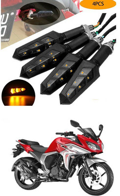 PECUNIA Front, Rear LED Indicator Light for Yamaha Fazer(Yellow)