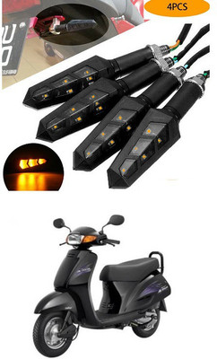 PECUNIA Front, Rear LED Indicator Light for Hero Achiever(Yellow)