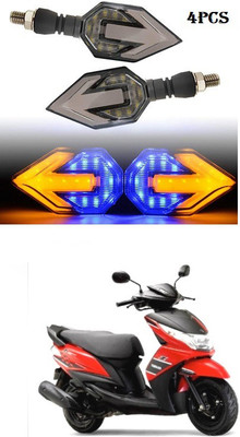 PECUNIA Front, Rear LED Indicator Light for Yamaha Ray(White, Amber)