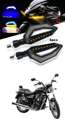 PECUNIA Front, Rear LED Indicator Light for Royal Enfield Thunder Bird 350(Multicolor)