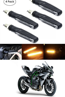 PECUNIA Front, Rear LED Indicator Light for Kawasaki(Yellow)