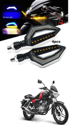 PECUNIA Front, Rear LED Indicator Light for Bajaj V 150(Multicolor)