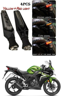 PECUNIA Front, Rear LED Indicator Light for Honda CBR 150R(Yellow)