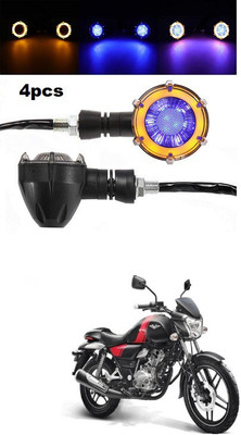 PECUNIA Front, Rear LED Indicator Light for Bajaj V 150(Multicolor)
