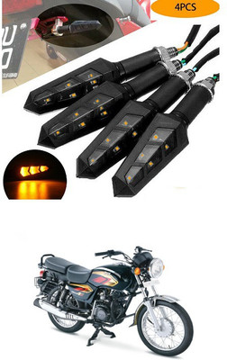 PECUNIA Front, Rear LED Indicator Light for TVS Max 4R(Yellow)