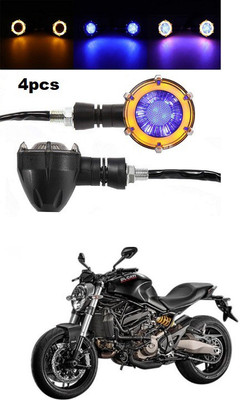 PECUNIA Front, Rear LED Indicator Light for TVS Max 4R(Multicolor)