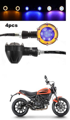 PECUNIA Front, Rear LED Indicator Light for Mahindra Rodeo RZ(Multicolor)