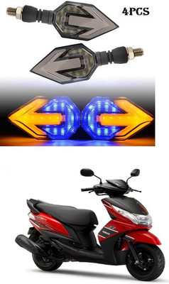 PECUNIA Front, Rear LED Indicator Light for Yamaha Ray Z(White, Amber)