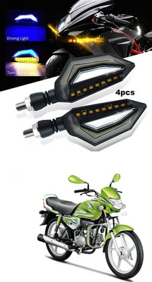 PECUNIA Front, Rear LED Indicator Light for Hero Hunk(Multicolor)