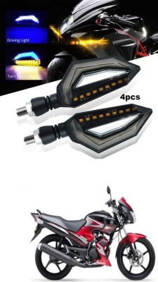 PECUNIA Front, Rear LED Indicator Light for Yamaha SS 125(Multicolor)