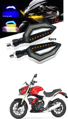 PECUNIA Front, Rear LED Indicator Light for TVS Max 4R(Multicolor)