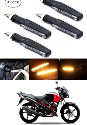 PECUNIA Front, Rear LED Indicator Light for Suzuki Gixxer SF(Yellow)