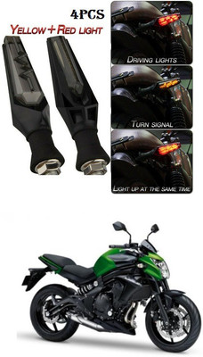 PECUNIA Front, Rear LED Indicator Light for Kawasaki(Yellow, Red)