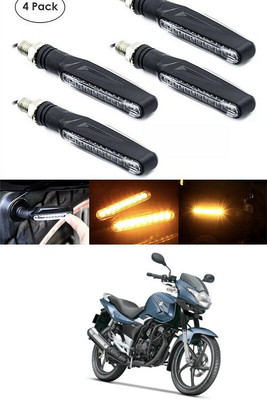 PECUNIA Front, Rear LED Indicator Light for Suzuki GS 150R(Yellow)