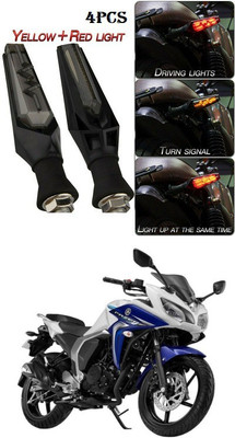 PECUNIA Front, Rear LED Indicator Light for Yamaha Fazer(Yellow)