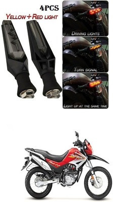 PECUNIA Front, Rear LED Indicator Light for Hero Impulse(Yellow)