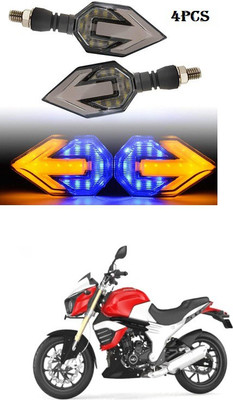 PECUNIA Front, Rear LED Indicator Light for TVS Max 4R(White, Amber)