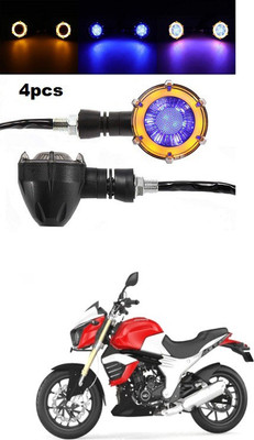 PECUNIA Front, Rear LED Indicator Light for TVS Max 4R(Multicolor)