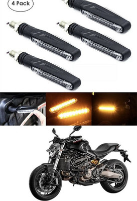 PECUNIA Front, Rear LED Indicator Light for TVS Max 4R(Yellow)